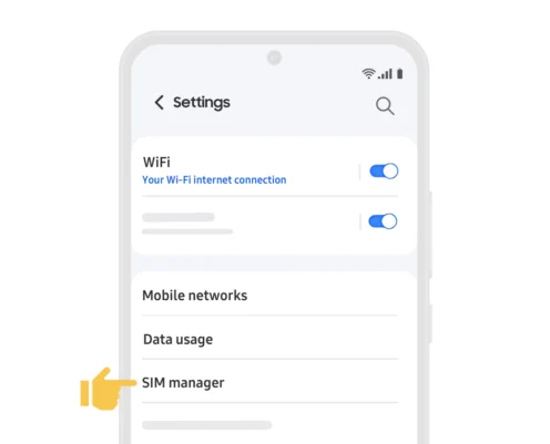 02. SIM Manager - QR Installation Guide for Samsung